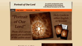 What Portraitofourlord.com website looked like in 2018 (5 years ago)