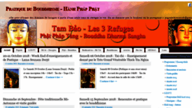 What Pagodethienminh.fr website looked like in 2018 (5 years ago)
