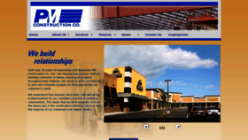 What Pmconstruction.com website looked like in 2018 (5 years ago)