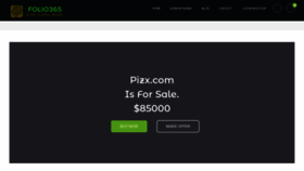What Pizx.com website looked like in 2018 (5 years ago)