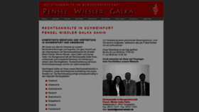 What Pensel-wiesler.de website looked like in 2018 (5 years ago)