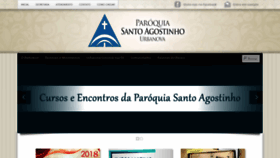 What Paroquiasantoagostinho.org.br website looked like in 2018 (5 years ago)
