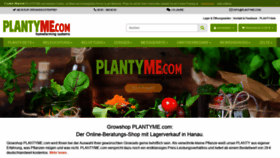 What Plantyme.de website looked like in 2018 (5 years ago)
