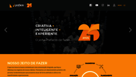 What Prefacio.com.br website looked like in 2018 (5 years ago)