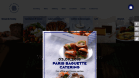 What Parisbaguettesg.com website looked like in 2018 (5 years ago)