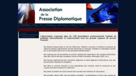 What Pressediplo.com website looked like in 2018 (5 years ago)