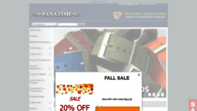 What Panatime.com website looked like in 2018 (5 years ago)