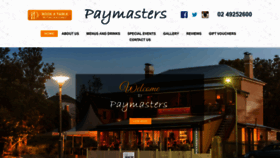 What Paymasters.com.au website looked like in 2018 (5 years ago)