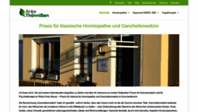 What Praxis-thoennissen.de website looked like in 2018 (5 years ago)