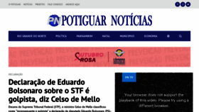 What Potiguarnoticias.com.br website looked like in 2018 (5 years ago)