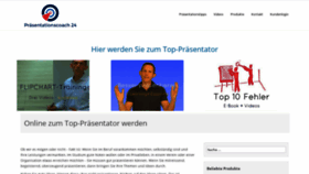 What Praesentationscoach24.de website looked like in 2018 (5 years ago)