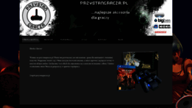 What Przystangracza.pl website looked like in 2018 (5 years ago)