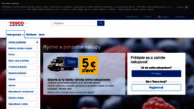 What Potravinydomov.itesco.sk website looked like in 2018 (5 years ago)