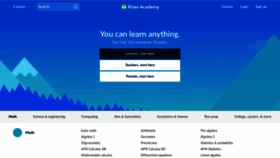 What Pl.khanacademy.org website looked like in 2018 (5 years ago)