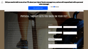 What Physicaltherapist.pro website looked like in 2018 (5 years ago)