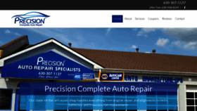 What Precisionallautocare.com website looked like in 2018 (5 years ago)