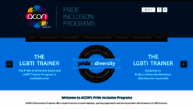 What Prideinclusionprograms.com.au website looked like in 2018 (5 years ago)