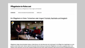 What Pflegeheim-in-polen.net website looked like in 2018 (5 years ago)
