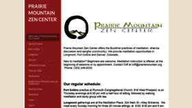What Prairiemountain.org website looked like in 2018 (5 years ago)