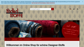What Perthel-stoffe.de website looked like in 2018 (5 years ago)