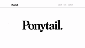 What Ponytailsound.se website looked like in 2018 (5 years ago)