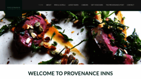 What Provenanceinns.com website looked like in 2018 (5 years ago)