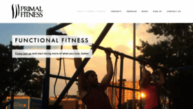 What Primal-fitness.com website looked like in 2018 (5 years ago)