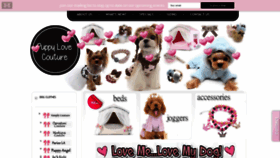 What Puppylovecouture.com website looked like in 2018 (5 years ago)
