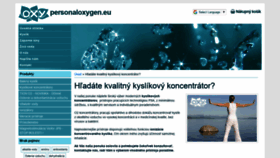 What Personaloxygen.eu website looked like in 2018 (5 years ago)