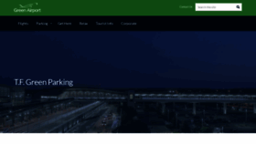 What Parkpvdairport.com website looked like in 2018 (5 years ago)