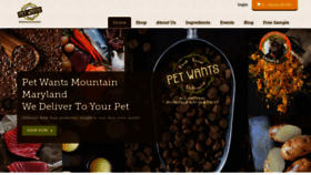 What Petwantsmountainmaryland.com website looked like in 2018 (5 years ago)