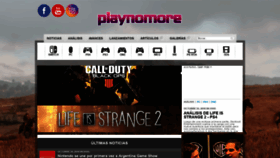 What Playnomore.com.ar website looked like in 2018 (5 years ago)