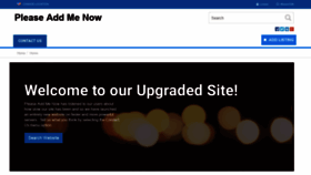 What Pleaseaddmenow.com website looked like in 2018 (5 years ago)