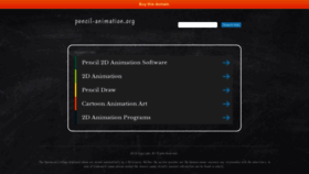 What Pencil-animation.org website looked like in 2018 (5 years ago)