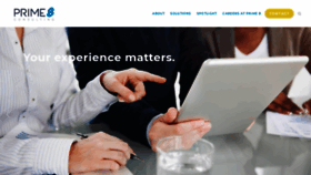 What Prime8consulting.com website looked like in 2018 (5 years ago)