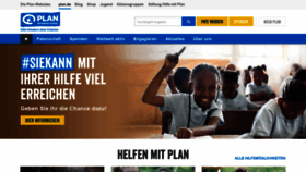 What Plan.de website looked like in 2018 (5 years ago)