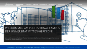 What Professional-campus.de website looked like in 2018 (5 years ago)