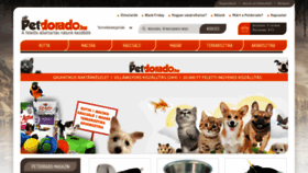 What Petdorado.hu website looked like in 2018 (5 years ago)