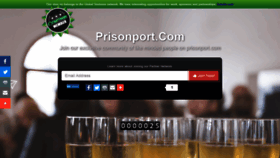What Prisonport.com website looked like in 2018 (5 years ago)