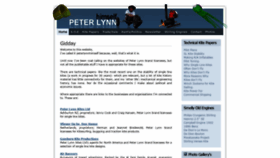 What Peterlynnhimself.com website looked like in 2018 (5 years ago)