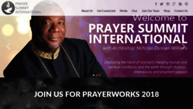 What Prayersummitinternational.org website looked like in 2018 (5 years ago)