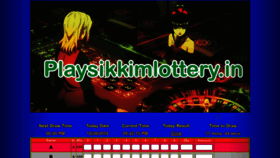 What Playsikkimlottery.in website looked like in 2018 (5 years ago)