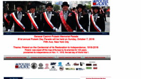 What Pulaskiparade.org website looked like in 2018 (5 years ago)