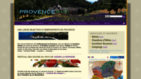 What Provenceweb.fr website looked like in 2018 (5 years ago)