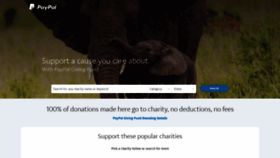 What Paypal-donations.com website looked like in 2018 (5 years ago)
