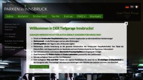 What Parkgarage-innsbruck.at website looked like in 2018 (5 years ago)