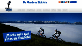 What Pedalesdelmundo.com website looked like in 2018 (5 years ago)