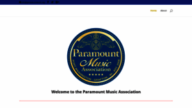 What Paramountmusic.org website looked like in 2018 (5 years ago)