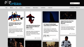 What Pop-critica.com website looked like in 2018 (6 years ago)