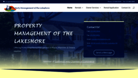 What Pmlakeshore.com website looked like in 2018 (5 years ago)